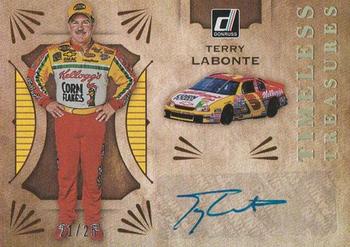 2021 Donruss - Timeless Treasures Signatures Holo Gold #TTS-TL Terry Labonte Front