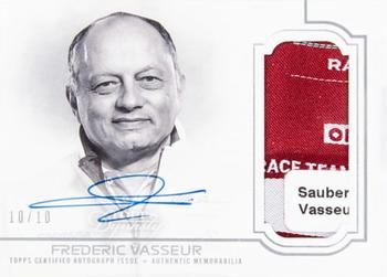 2020 Topps Dynasty Formula 1 - Dynasty Autographed Patch #DAP-FVPI Frederic Vasseur Front