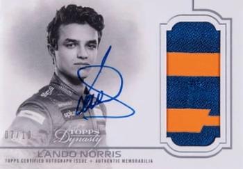 2020 Topps Dynasty Formula 1 - Dynasty Autographed Patch #DAP-IIILN Lando Norris Front