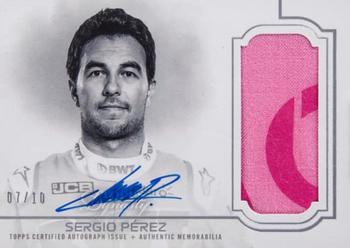 2020 Topps Dynasty Formula 1 - Dynasty Autographed Patch #DAP-ISP Sergio Pérez Front