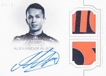 2020 Topps Dynasty Formula 1 - Dynasty Single-Driver Autographed Dual Relic #SDA-AA Alexander Albon Front