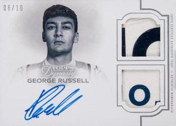 2020 Topps Dynasty Formula 1 - Dynasty Single-Driver Autographed Dual Relic #SDA-GR George Russell Front