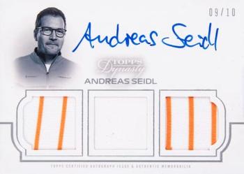 2020 Topps Dynasty Formula 1 - Dynasty Single-Driver Autographed Triple Relic #TRA-IAS Andreas Seidl Front