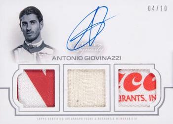 2020 Topps Dynasty Formula 1 - Dynasty Single-Driver Autographed Triple Relic #TRA-IIIAG Antonio Giovinazzi Front