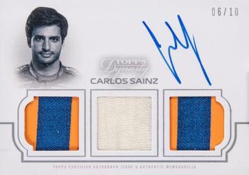 2020 Topps Dynasty Formula 1 - Dynasty Single-Driver Autographed Triple Relic #TRA-ICS Carlos Sainz Front