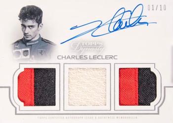2020 Topps Dynasty Formula 1 - Dynasty Single-Driver Autographed Triple Relic #TRA-CL Charles Leclerc Front