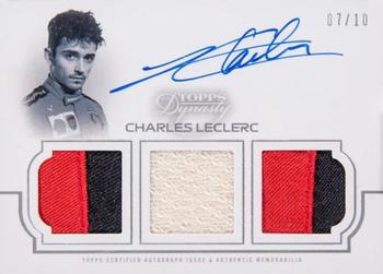 2020 Topps Dynasty Formula 1 - Dynasty Single-Driver Autographed Triple Relic #TRA-IICL Charles Leclerc Front