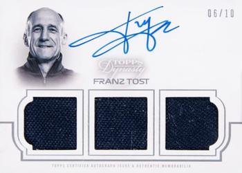 2020 Topps Dynasty Formula 1 - Dynasty Single-Driver Autographed Triple Relic #TRA-FT Franz Tost Front