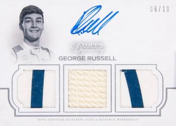 2020 Topps Dynasty Formula 1 - Dynasty Single-Driver Autographed Triple Relic #TRA-IIGR George Russell Front