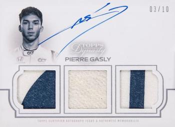 2020 Topps Dynasty Formula 1 - Dynasty Single-Driver Autographed Triple Relic #TRA-PG Pierre Gasly Front