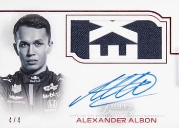 2020 Topps Dynasty Formula 1 - Dynasty Autographed Suit Flag Patch #AFP-AA Alexander Albon Front
