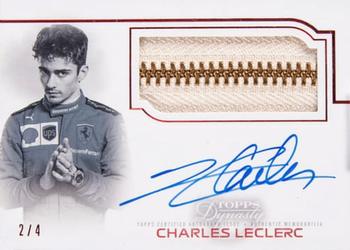 2020 Topps Dynasty Formula 1 - Dynasty Autographed Suit Flag Patch #AFP-CL Charles Leclerc Front