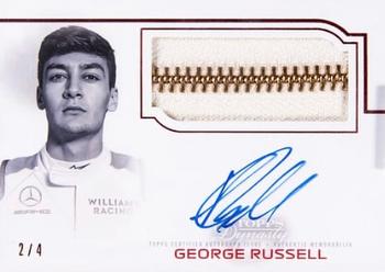 2020 Topps Dynasty Formula 1 - Dynasty Autographed Suit Flag Patch #AFP-GR George Russell Front