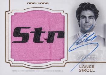 2020 Topps Dynasty Formula 1 - Dynasty Autographed Suit Flag Patch Jumbo #AFP-LS Lance Stroll Front