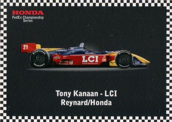 1998 Honda FedEx Championship Series #NNO Tony Kanaan Front