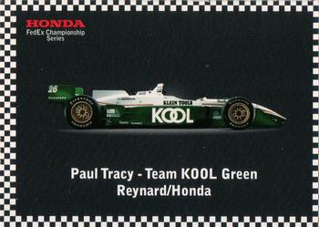 1998 Honda FedEx Championship Series #NNO Paul Tracy Front
