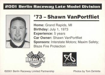 2001 Berlin Raceway #NNO Shawn VanPortfliet Back