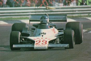 1977 Amada Super Racing F-1 #NNO Patrick Tambay Front