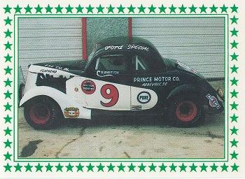 1992 Southern Vintage Stock Car Racing Association #9 Curtis Crider Front