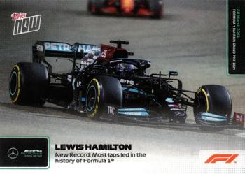 2021 Topps Now Formula 1 #001 Lewis Hamilton Front