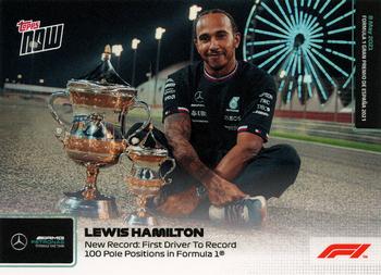 2021 Topps Now Formula 1 #008 Lewis Hamilton Front