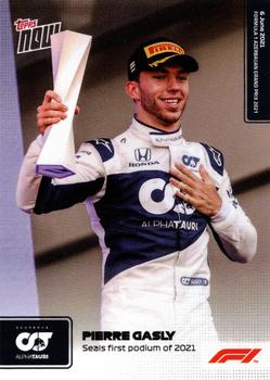 2021 Topps Now Formula 1 #017 Pierre Gasly Front