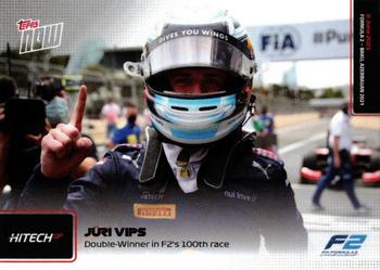 2021 Topps Now Formula 1 #019 Jüri Vips Front