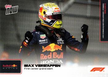 2021 Topps Now Formula 1 #027 Max Verstappen Front