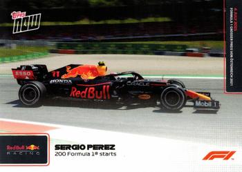 2021 Topps Now Formula 1 #029 Sergio Perez Front