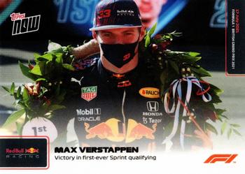 2021 Topps Now Formula 1 #033 Max Verstappen Front