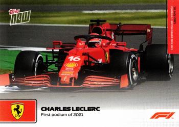 2021 Topps Now Formula 1 #034 Charles Leclerc Front