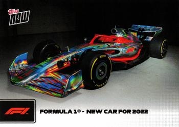 2021 Topps Now Formula 1 #036 Formula 1 - New Car For 2022 Front
