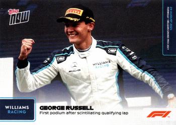 2021 Topps Now Formula 1 #042 George Russell Front