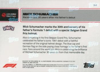 2021 Topps Now Formula 1 #043 Mick Schumacher Back