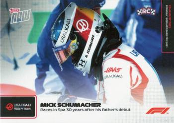 2021 Topps Now Formula 1 #043 Mick Schumacher Front