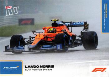 2021 Topps Now Formula 1 #044 Lando Norris Front