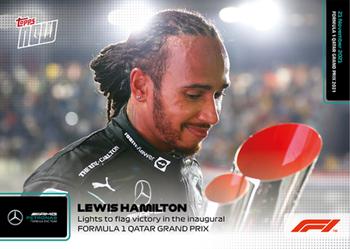 2021 Topps Now Formula 1 #074 Lewis Hamilton Front