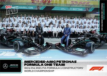 2021 Topps Now Formula 1 #086 Mercedes-AMG Petronas Formula One Team Front
