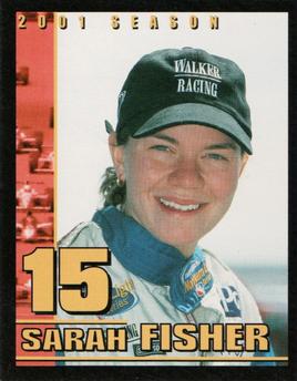 2001 Indy Racing Collectable Tattoos #NNO Sarah Fisher Front
