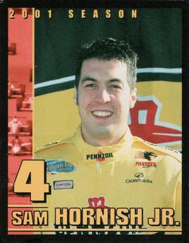 2001 Indy Racing Collectable Tattoos #NNO Sam Hornish Jr. Front