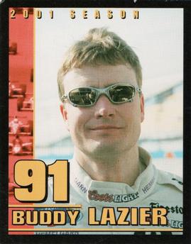 2001 Indy Racing Collectable Tattoos #NNO Buddy Lazier Front