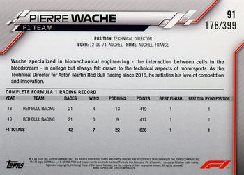 2020 Topps Chrome Formula 1 - Purple Refractor #91 Pierre Wache Back