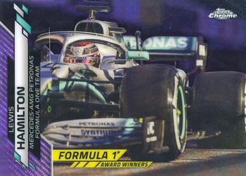 2020 Topps Chrome Formula 1 - Purple Refractor #195 Lewis Hamilton Front