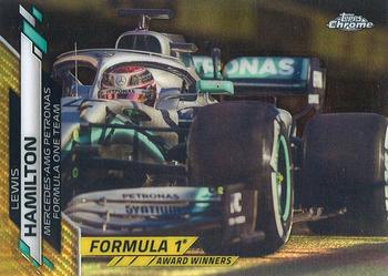 2020 Topps Chrome Formula 1 - Gold Refractor #195 Lewis Hamilton Front