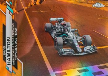 2020 Topps Chrome Formula 1 - Orange Refractor #21 Lewis Hamilton Front