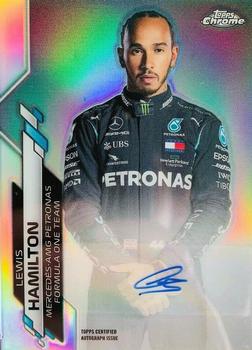 2020 Topps Chrome Formula 1 - Chrome Autographs #F1A-LH Lewis Hamilton Front