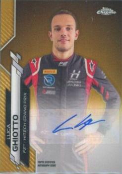 2020 Topps Chrome Formula 1 - Chrome Autographs Gold Refractor #F1A-LG Luca Ghiotto Front