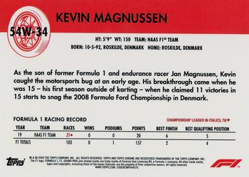 2020 Topps Chrome Formula 1 - 1954 World on Wheels #54W-34 Kevin Magnussen Back