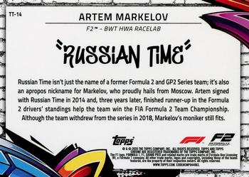 2020 Topps Chrome Formula 1 - Track Tags #TT-14 Russian Time Back