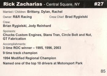 2005 North-South Shootout #85 Rick Zacharias Back